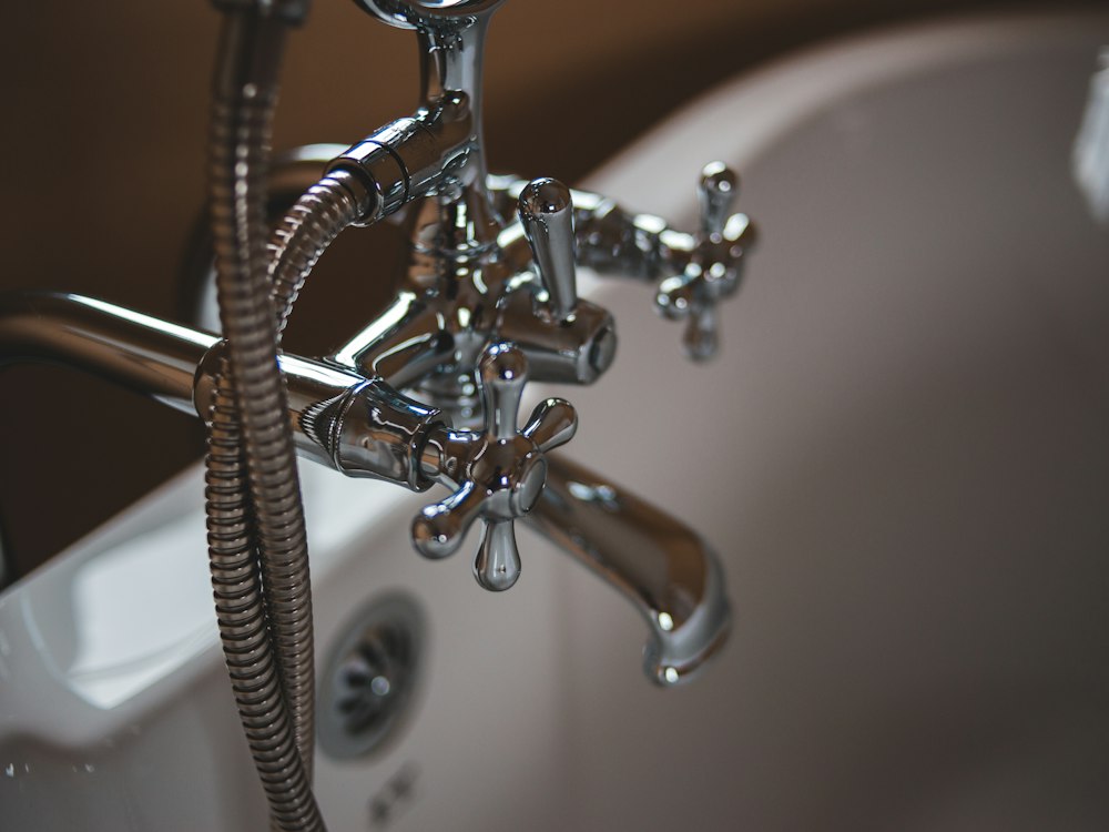 Repaired pipework under a sink, finished and tidy